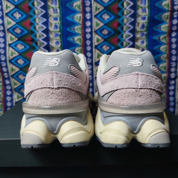 New Balance 9060 Sea Salt White Sneakers - Picture 7 of 7